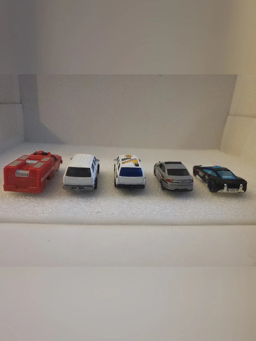Lot Of 5 Emergency Vehicles Hot Wheels Matchbox Police Car Emergency Rescue #1